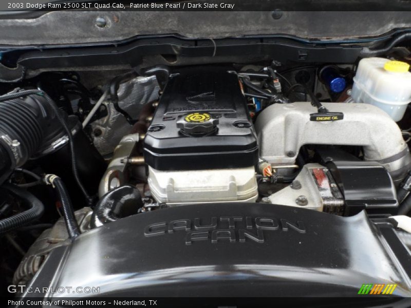  2003 Ram 2500 SLT Quad Cab Engine - 5.9 Liter OHV 24-Valve Cummins Turbo Diesel Inline 6 Cylinder