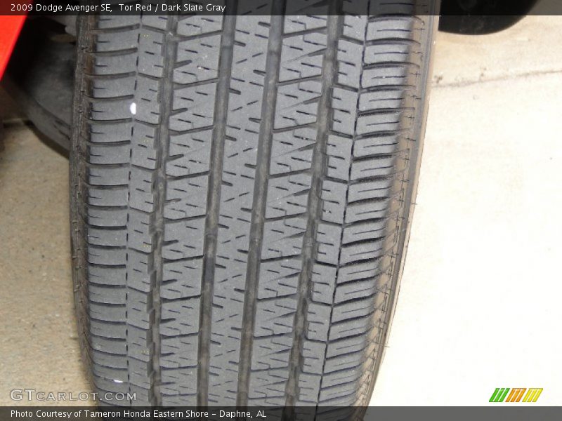 Tor Red / Dark Slate Gray 2009 Dodge Avenger SE