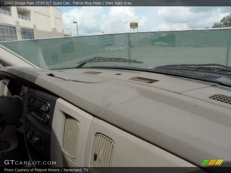 Patriot Blue Pearl / Dark Slate Gray 2003 Dodge Ram 2500 SLT Quad Cab