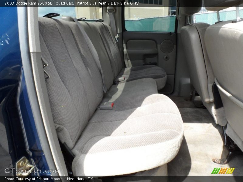 Patriot Blue Pearl / Dark Slate Gray 2003 Dodge Ram 2500 SLT Quad Cab