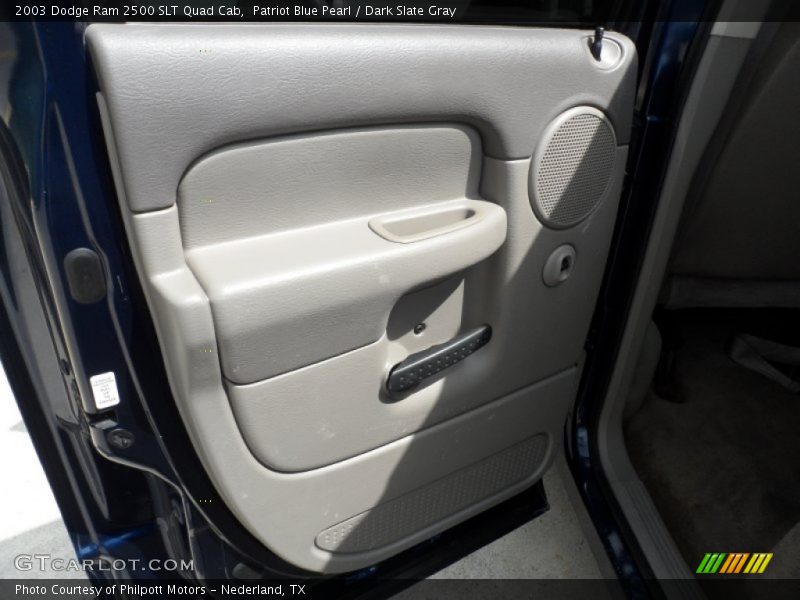 Patriot Blue Pearl / Dark Slate Gray 2003 Dodge Ram 2500 SLT Quad Cab