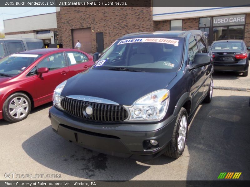 Dark Steel Blue Metallic / Light Neutral 2005 Buick Rendezvous CX