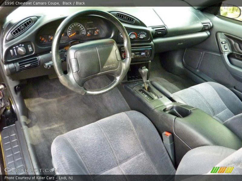 Black Interior - 1996 Camaro Coupe 
