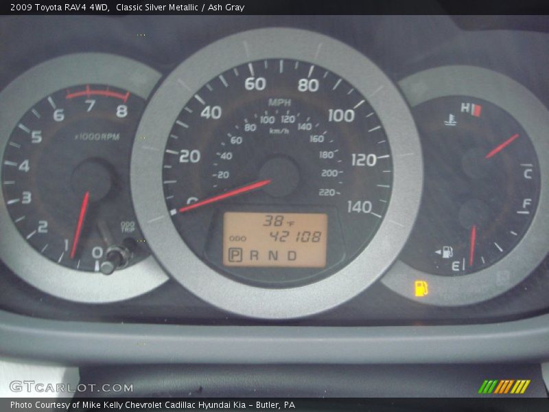 Classic Silver Metallic / Ash Gray 2009 Toyota RAV4 4WD