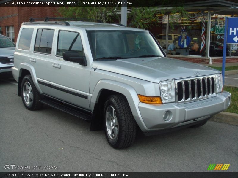 Bright Silver Metallic / Dark Slate Gray 2009 Jeep Commander Sport 4x4