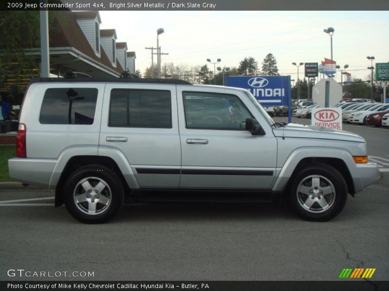 Bright Silver Metallic / Dark Slate Gray 2009 Jeep Commander Sport 4x4