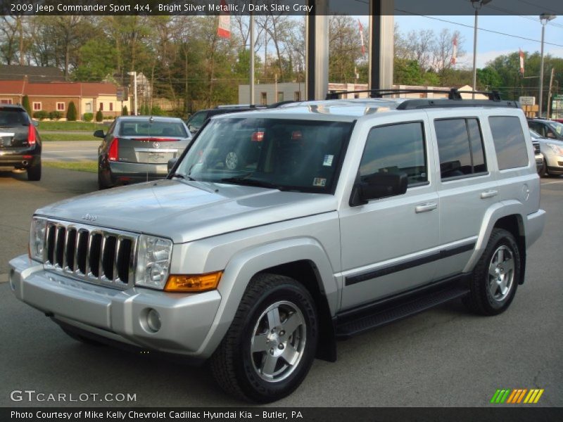 Bright Silver Metallic / Dark Slate Gray 2009 Jeep Commander Sport 4x4