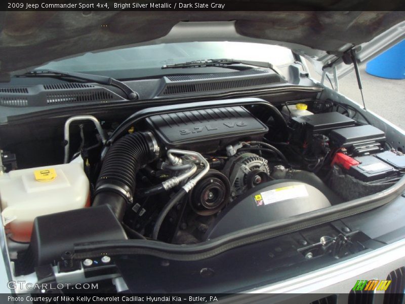 Bright Silver Metallic / Dark Slate Gray 2009 Jeep Commander Sport 4x4