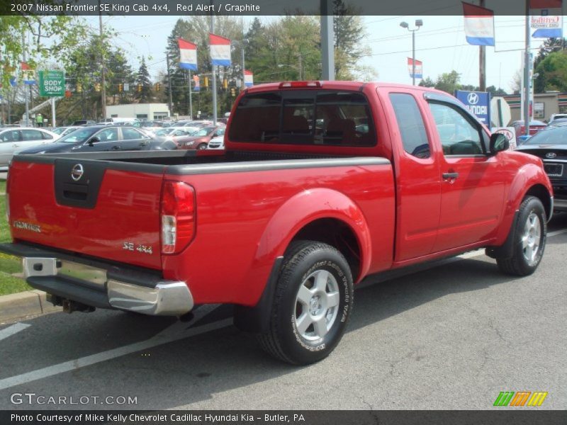Red Alert / Graphite 2007 Nissan Frontier SE King Cab 4x4