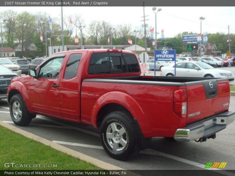 Red Alert / Graphite 2007 Nissan Frontier SE King Cab 4x4