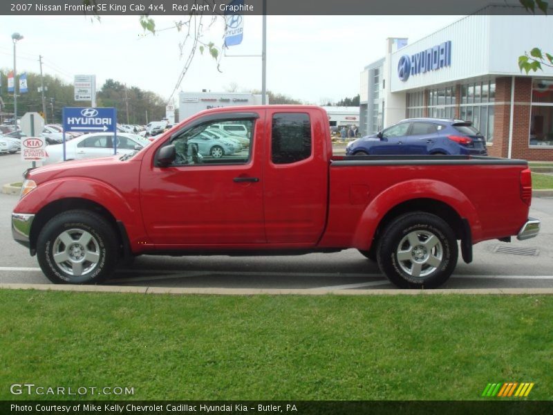 Red Alert / Graphite 2007 Nissan Frontier SE King Cab 4x4
