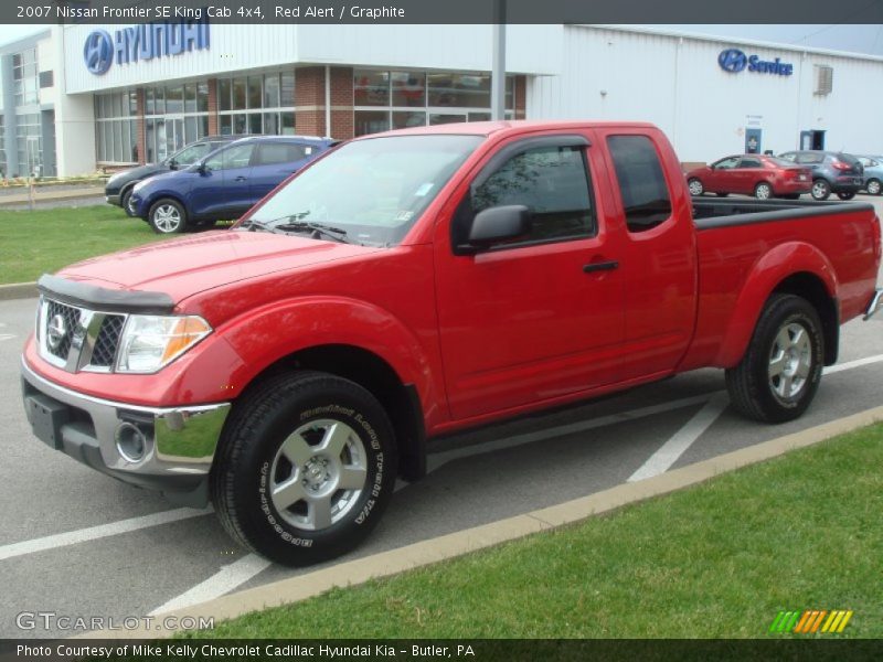 Red Alert / Graphite 2007 Nissan Frontier SE King Cab 4x4