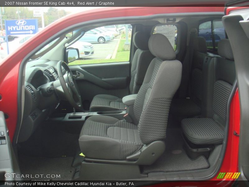 Red Alert / Graphite 2007 Nissan Frontier SE King Cab 4x4