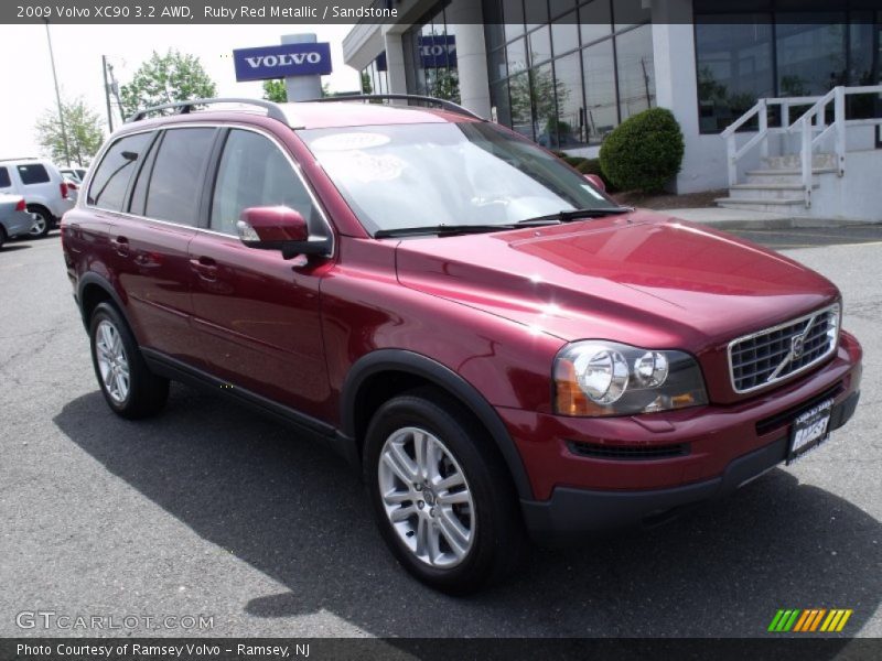 Ruby Red Metallic / Sandstone 2009 Volvo XC90 3.2 AWD