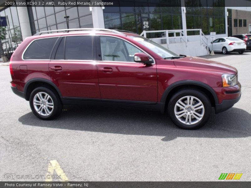 Ruby Red Metallic / Sandstone 2009 Volvo XC90 3.2 AWD