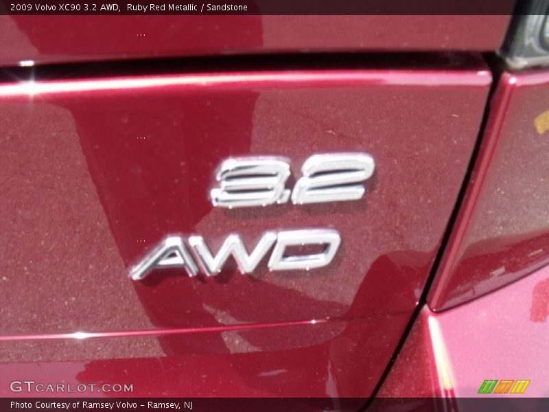 Ruby Red Metallic / Sandstone 2009 Volvo XC90 3.2 AWD
