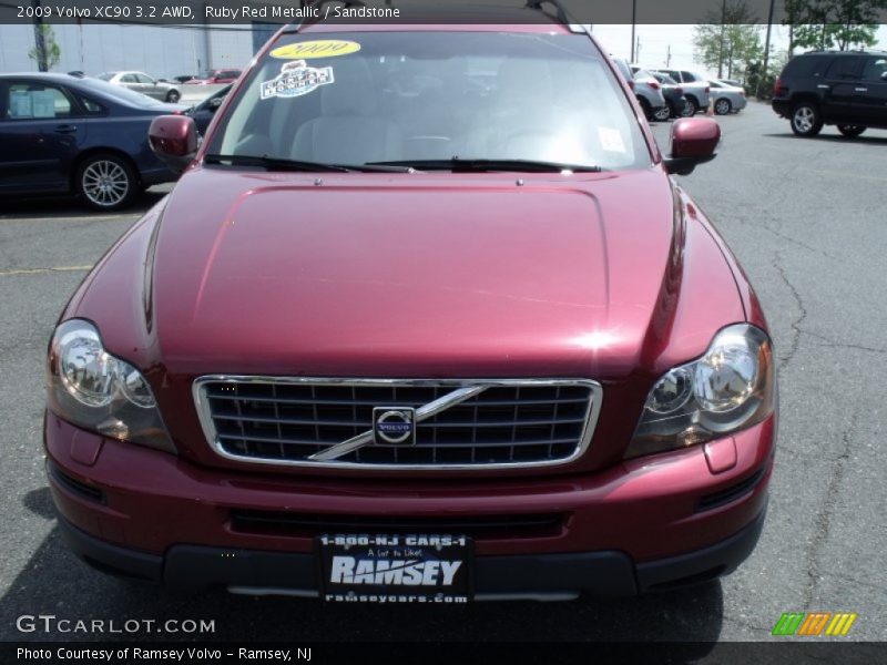 Ruby Red Metallic / Sandstone 2009 Volvo XC90 3.2 AWD