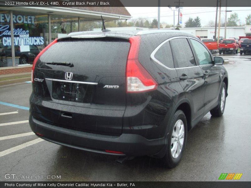 Crystal Black Pearl / Black 2012 Honda CR-V EX-L 4WD