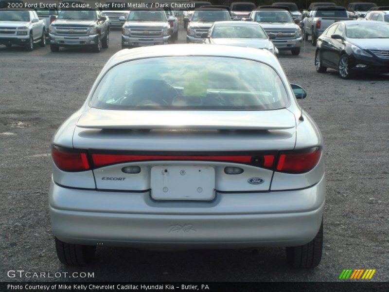 Silver Frost Metallic / Dark Charcoal 2000 Ford Escort ZX2 Coupe