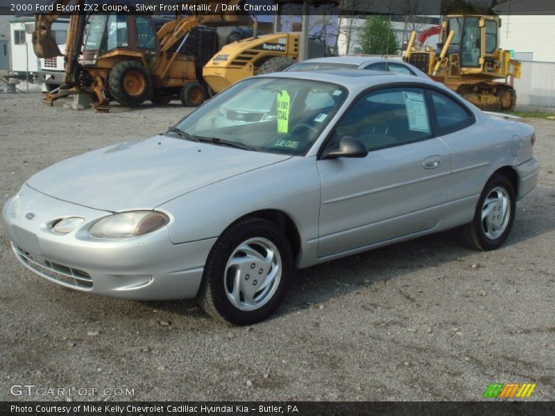 Silver Frost Metallic / Dark Charcoal 2000 Ford Escort ZX2 Coupe