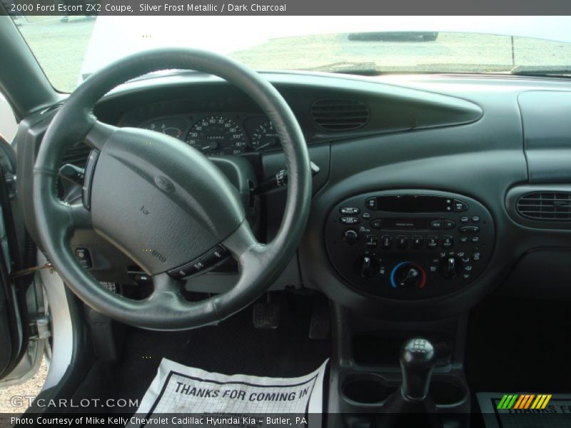 Silver Frost Metallic / Dark Charcoal 2000 Ford Escort ZX2 Coupe