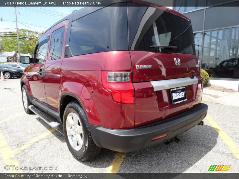 Tango Red Pearl / Gray 2010 Honda Element EX 4WD