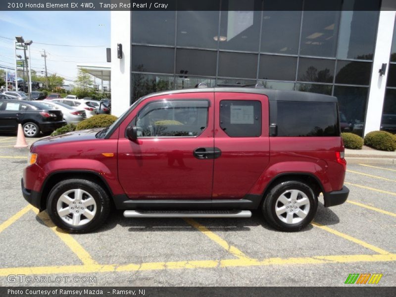 Tango Red Pearl / Gray 2010 Honda Element EX 4WD