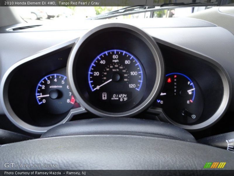 Tango Red Pearl / Gray 2010 Honda Element EX 4WD