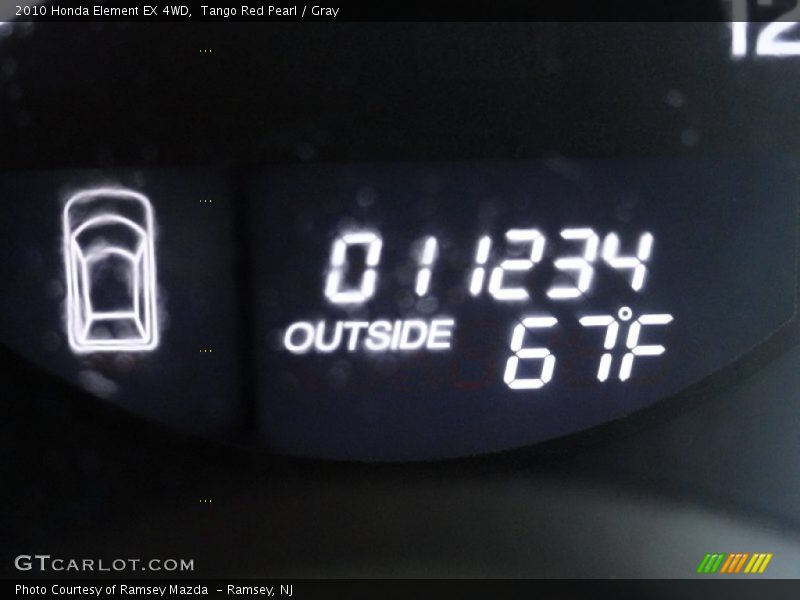 Tango Red Pearl / Gray 2010 Honda Element EX 4WD