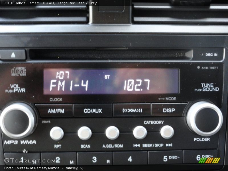 Tango Red Pearl / Gray 2010 Honda Element EX 4WD