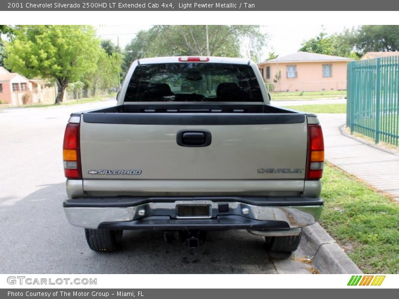 Light Pewter Metallic / Tan 2001 Chevrolet Silverado 2500HD LT Extended Cab 4x4
