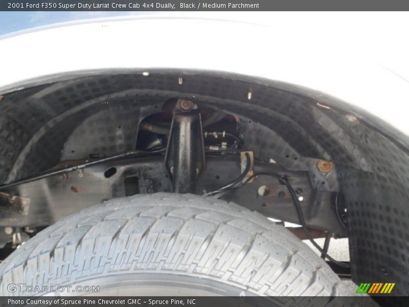 Black / Medium Parchment 2001 Ford F350 Super Duty Lariat Crew Cab 4x4 Dually