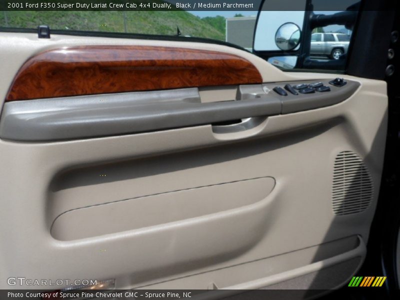 Black / Medium Parchment 2001 Ford F350 Super Duty Lariat Crew Cab 4x4 Dually