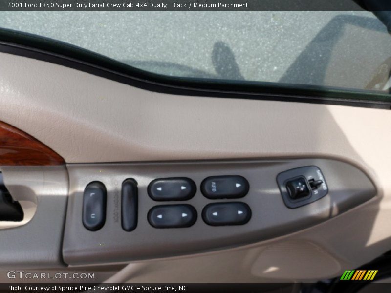 Black / Medium Parchment 2001 Ford F350 Super Duty Lariat Crew Cab 4x4 Dually