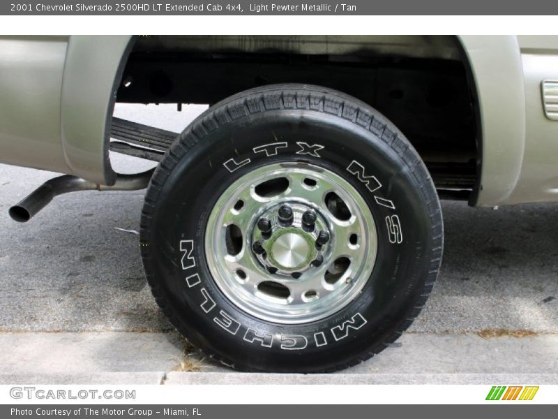 Light Pewter Metallic / Tan 2001 Chevrolet Silverado 2500HD LT Extended Cab 4x4