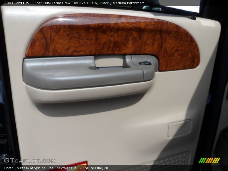 Black / Medium Parchment 2001 Ford F350 Super Duty Lariat Crew Cab 4x4 Dually