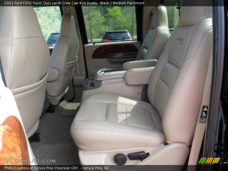 Black / Medium Parchment 2001 Ford F350 Super Duty Lariat Crew Cab 4x4 Dually