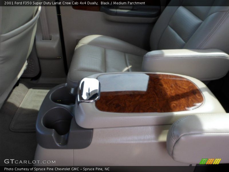 Black / Medium Parchment 2001 Ford F350 Super Duty Lariat Crew Cab 4x4 Dually