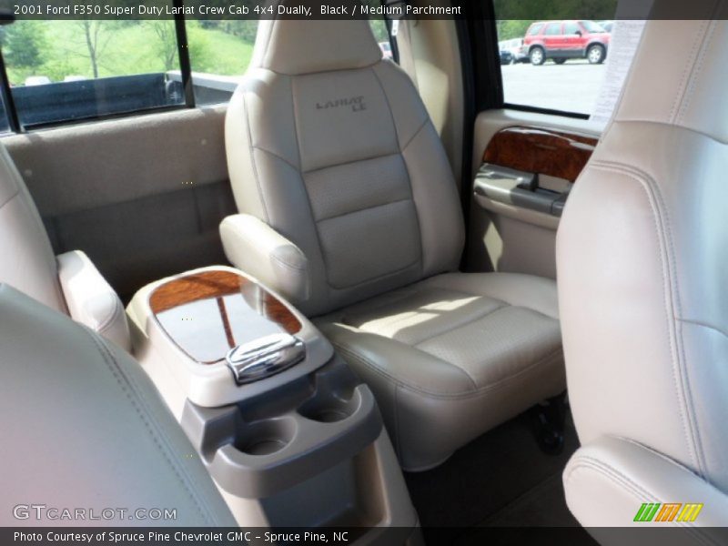 Black / Medium Parchment 2001 Ford F350 Super Duty Lariat Crew Cab 4x4 Dually