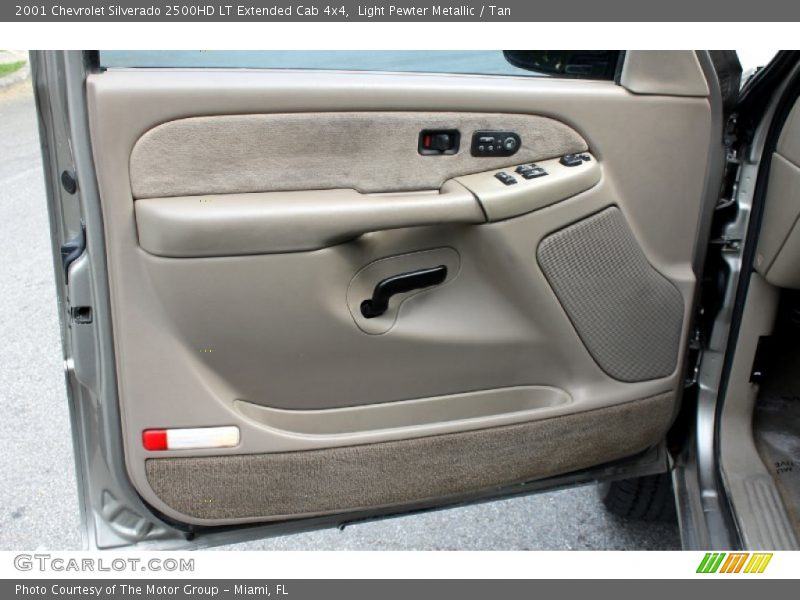 Light Pewter Metallic / Tan 2001 Chevrolet Silverado 2500HD LT Extended Cab 4x4