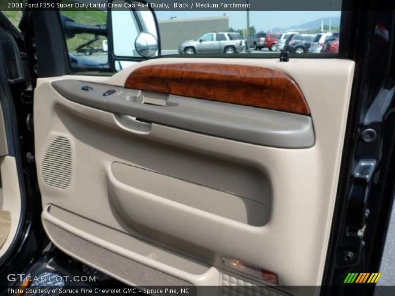 Black / Medium Parchment 2001 Ford F350 Super Duty Lariat Crew Cab 4x4 Dually