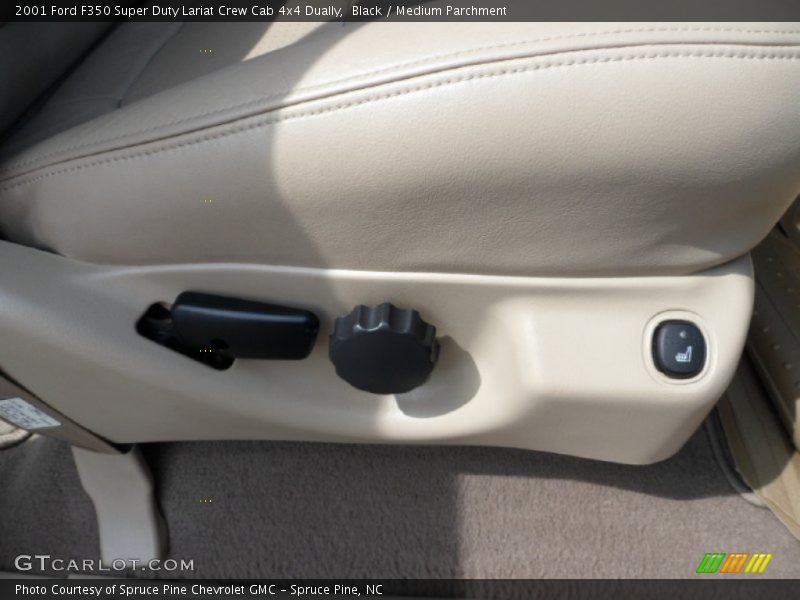 Black / Medium Parchment 2001 Ford F350 Super Duty Lariat Crew Cab 4x4 Dually