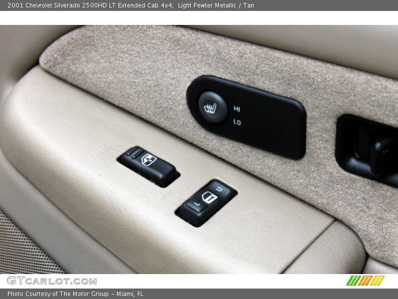 Light Pewter Metallic / Tan 2001 Chevrolet Silverado 2500HD LT Extended Cab 4x4
