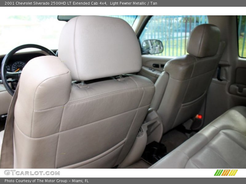 Light Pewter Metallic / Tan 2001 Chevrolet Silverado 2500HD LT Extended Cab 4x4