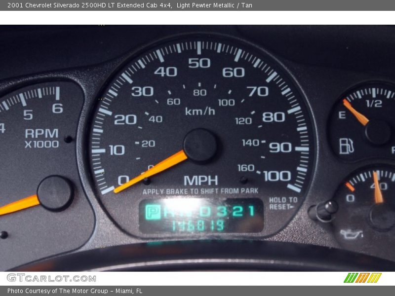 Light Pewter Metallic / Tan 2001 Chevrolet Silverado 2500HD LT Extended Cab 4x4