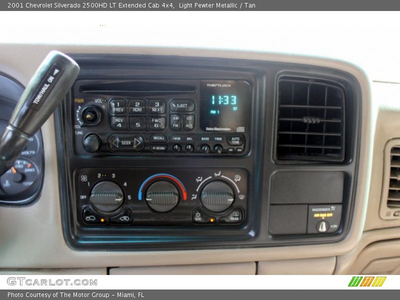 Light Pewter Metallic / Tan 2001 Chevrolet Silverado 2500HD LT Extended Cab 4x4