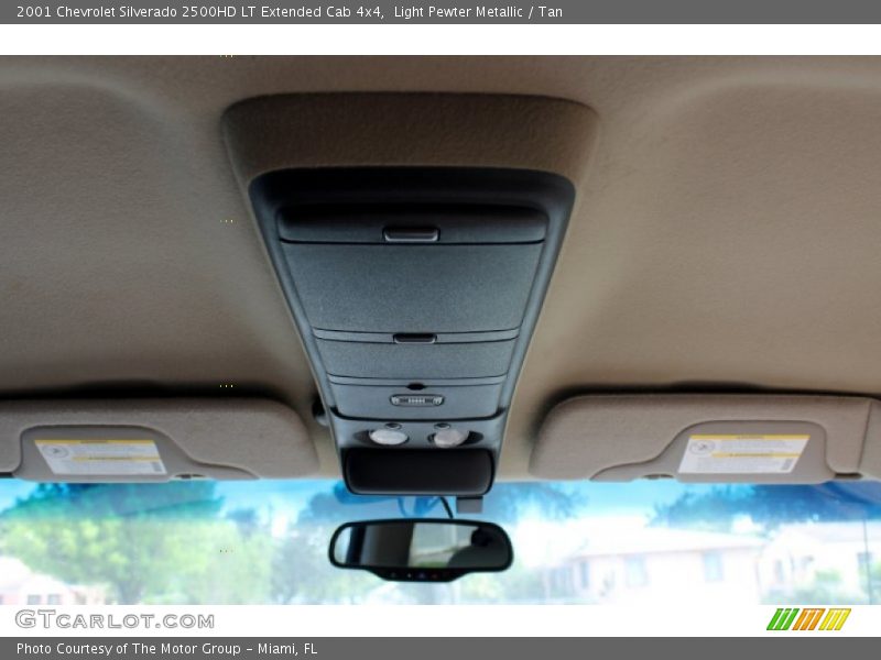 Light Pewter Metallic / Tan 2001 Chevrolet Silverado 2500HD LT Extended Cab 4x4