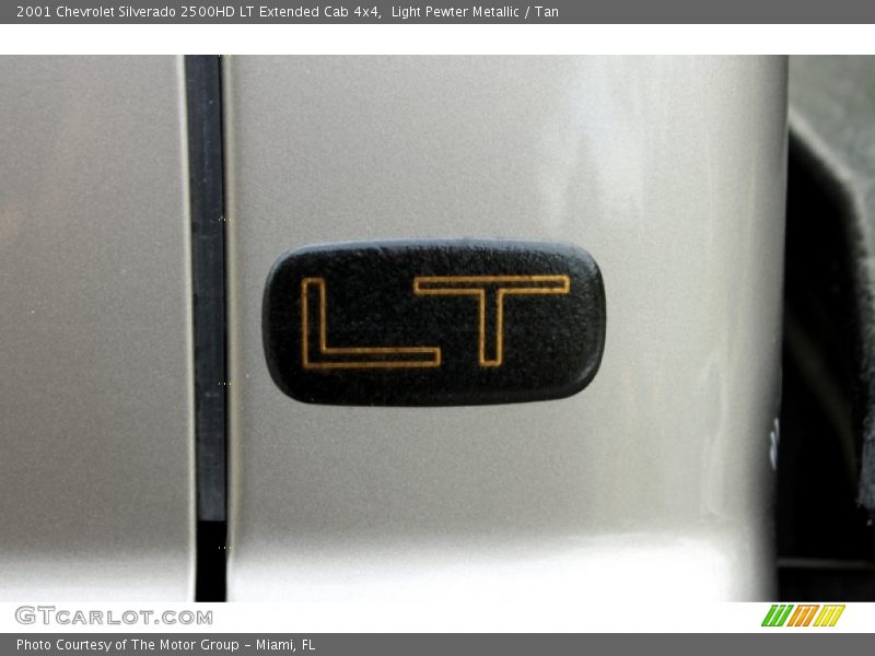 Light Pewter Metallic / Tan 2001 Chevrolet Silverado 2500HD LT Extended Cab 4x4