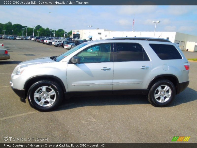 Quicksilver Metallic / Light Titanium 2009 GMC Acadia SLE