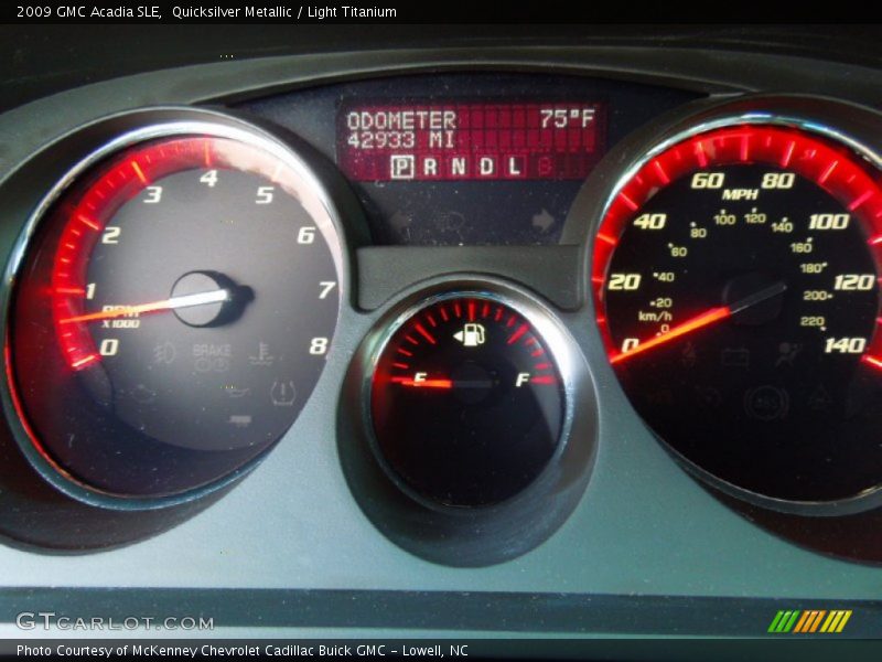 Quicksilver Metallic / Light Titanium 2009 GMC Acadia SLE